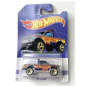 Hot Wheels Path Beater American Truck Series 6/10 Surf Rescue Gray